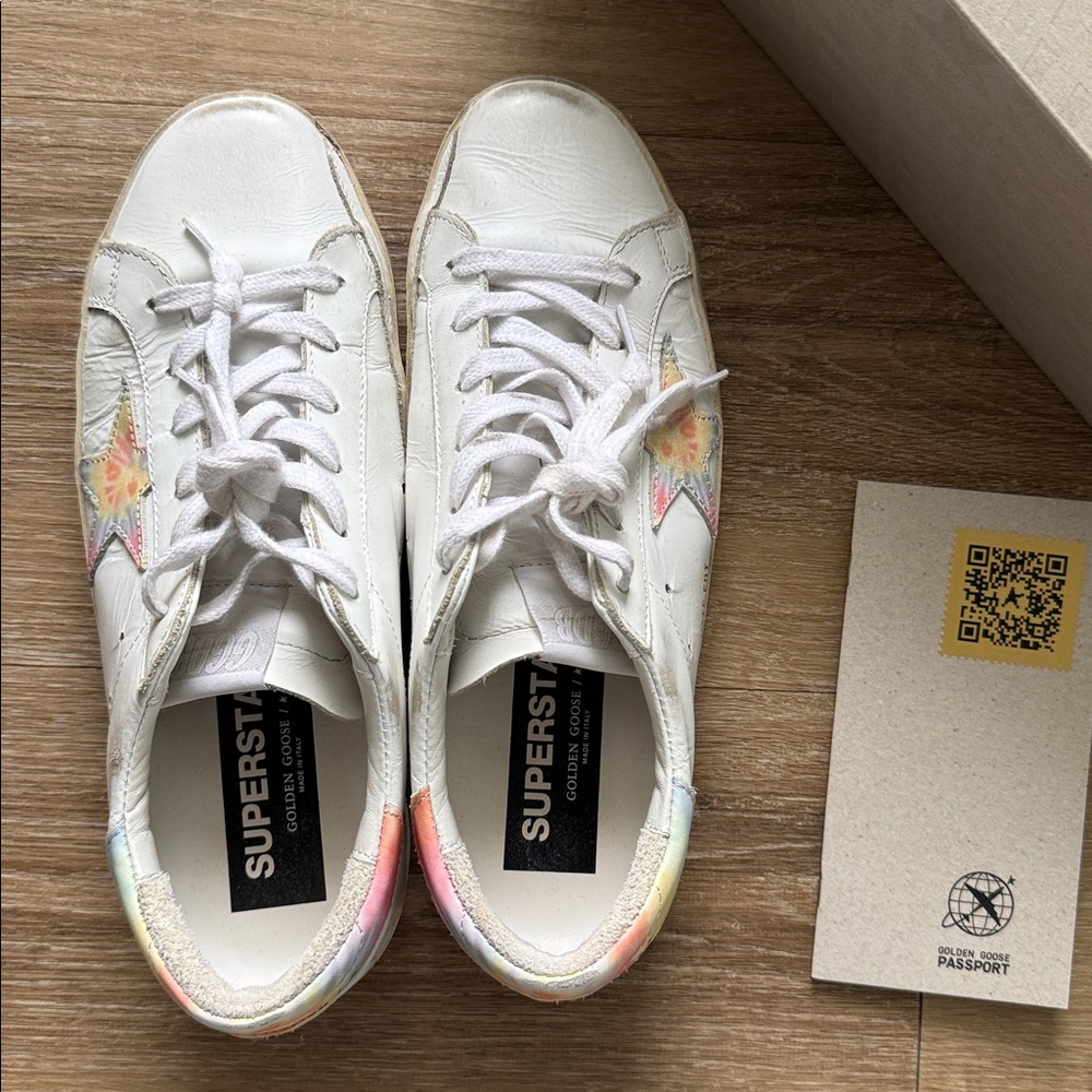 Golden Goose Authentic Superstar Tie Dye Low Top US 8.5 - Picture 15 of 16
